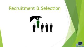 Recruitment and Selection  Recruitment and Selection Process [upl. by Eaton840]