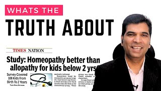 Whats The Truth Homeopathy Better Than Allopathy in 2 yrs old [upl. by Namaj]