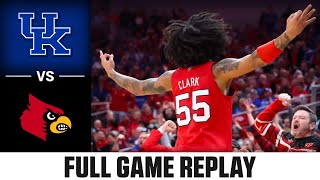 Kentucky vs Louisville Full Game Replay  202324 ACC Men’s Basketball [upl. by Nalyk]