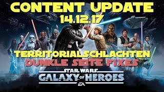 Star Wars  Galaxy of Heroes  Content Update 141217  TS DS Fixes Reys HeldenreiseEvent aktiv [upl. by Allebram]