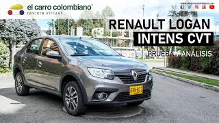 Renault Logan Intens CVT a prueba Nueva faceta del sedán más popular [upl. by Yroffej]