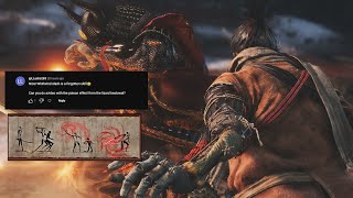 What Mastering Sekiro Poison Bestowal Ninjutsu Looks Like Comment Request [upl. by Noimad]