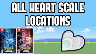 All Heart Scale Locations in Pokemon Brilliant Diamond amp Shining Pearl [upl. by Candy965]