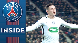 INSIDE  RENNES VS PARIS SAINTGERMAIN with Julian Draxler [upl. by Imrots]