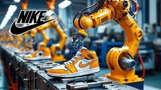 How Nike Produces Sneaker In The Factory  Mr Process Time [upl. by Ilanos]