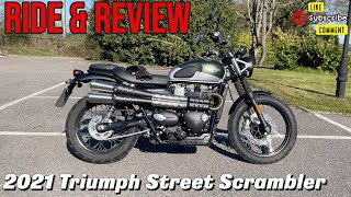 2021 Triumph Street Scrambler Ride and Review [upl. by Blackmun]