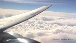 Boeing 767 Wing Flex  Flying Through Turbulence [upl. by Kuhlman]