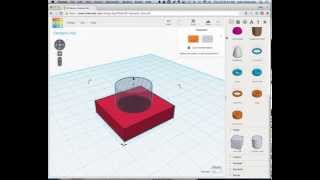 TinkerCAD  Creating Holes [upl. by Ailaro]