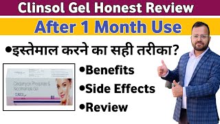 Clinsol Gel  Clindamycin And Nicotinamide Gel Uses In Hindi  Clinsol Cream  Review king [upl. by Pizor489]