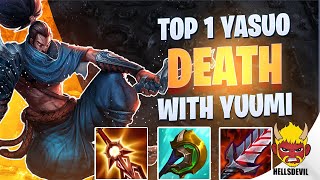 WILD RIFT  Top 1 Yasuo  Yuumi  DEATH  Challenger Yasuo Gameplay  Guide amp Build [upl. by Neelloj927]