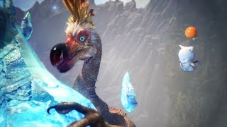 Monster Hunter World Final Fantasy Crystal KuluYaKu Boss Fight Long Sword  Solo [upl. by Annohs]