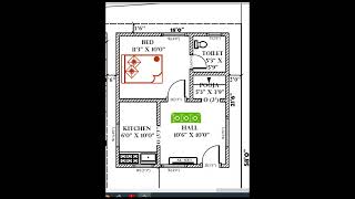 18x22 house plan I 18 by 22 home plan I small house design shorts homedesign architechture [upl. by Nashner383]