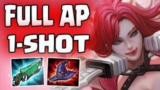 FULL AP KATARINA FASTEST ONESHOT IN LEAGUE OF LEGENDS [upl. by Elletnahc]