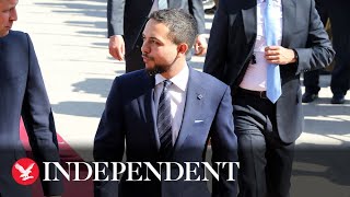 Live Jordans crown prince ties the knot at royal wedding in Amman [upl. by Garret]