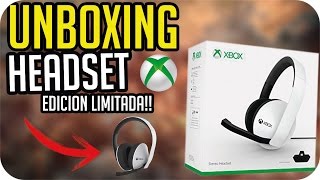 UNBOXING HEADSETS XBOX ONE BLANCOS  EDICIÓN LIMITADA  Gonner [upl. by Assiralk]