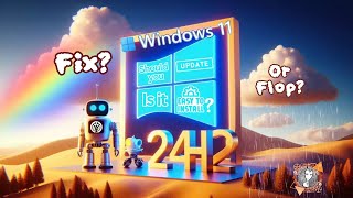 LIVE Windows 11 24h2 is here BUT should you install it What if things go wrong 24h2 windows11 [upl. by Haron]