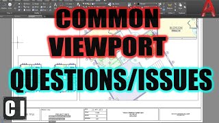 5 Common AutoCAD Viewport Questions amp Issues  Stuck in a Viewport  2 Minute Tuesday [upl. by Einatirb]