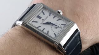 JaegerLeCoultre Reverso Tribute Duo Q3908420 Luxury Watch Review [upl. by Kaine886]