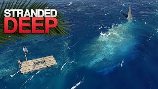 HUGE MEGALODON SIGHTING Stranded Deep S4 Episode 13 [upl. by Reinar]