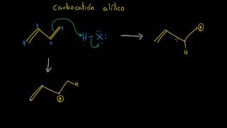 Reacción de adición de dienos conjugados I Mecanismo [upl. by Moises]