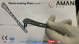 Fibula Locking Plate 2735 MM Screw [upl. by Benedix]