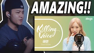 TAEYEON 태연 Dingo Music Killing Voice  REACTION [upl. by Cyma101]