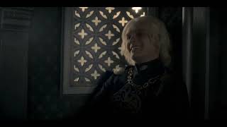 House of the Dragon  S1E9  Alicent convinces Aegon to become King Scene [upl. by Odnanreh]