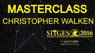 Sitges 2016 Masterclass  Christopher Walken [upl. by Rikki]