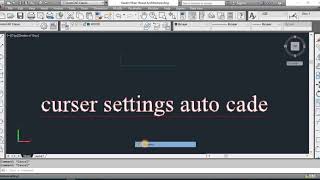 autocad cursor settings autocad cursor problem autocad cursor options [upl. by Comptom]