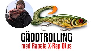 Trollingfiske efter gädda med Rapala XRap Otus  Trolling for pike with XRap Otus English subs [upl. by Hajidahk]