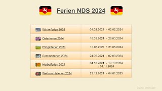 Ferien NDS 2024 [upl. by Eima]