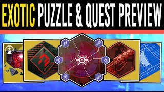 Destiny 2 NEW EXOTIC PUZZLE amp QUEST PREVIEW Zero Hour Secrets Outbreak Info Perks amp Rewards [upl. by Arvin]