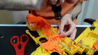 How To The ULTIMATE Nerf Barricade Mod Tutorial Lock Removal and Size Reduction [upl. by Ykcir]