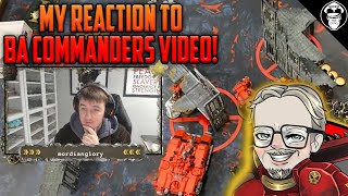 Pure Infantry Guard are a NIGHTMARE Reacting to Blood Angel Commanders Video [upl. by Ailimat]