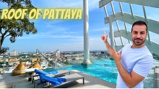 Highest Hotel in PATTAYA  Arbour Hotel and Residence Pattaya  AMAZING ROOFTOP in Pattaya 🤩🇹🇭 [upl. by Tabber]