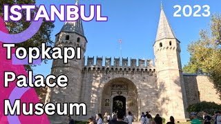 Istanbul Topkapi Palace Museum Walking Tour September 2023 53K 60fps [upl. by Francois]