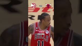 Hawks vs Bulls🔥 Wild Ending shorts nba highlights [upl. by Ahsenod]