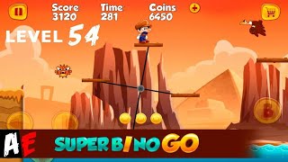 Level54 Super Bino Go Game Unlimited Coins amazing gameplay iOS Android Gameplay [upl. by Ettenrahs585]