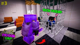 I HELPED My RICH Friend to Escape from this Minecraft SMP  Prison SMP 3 [upl. by Droffilc]