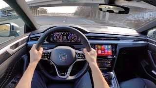 2021 Volkswagen Arteon SEL Premium RLine  POV Review [upl. by Ted]