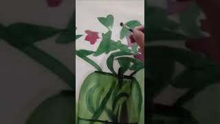 Vase paintingpainting [upl. by Shirk]