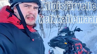 KILPISJÄRVELLE KELKKAILEMAAN ✓Mauno jumissa [upl. by Ahsiyt]