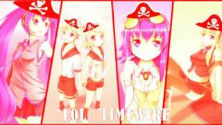 【Miku Rin Len Luka Gumi】You Are A Pirate【VOCALOID】 [upl. by Einotna]