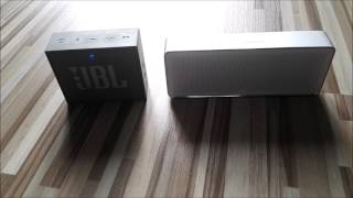 Xiaomi Bluetooth Speaker 2 porównanie z JBL GO [upl. by Ecerahc]