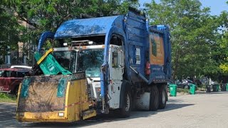 Garbage Trucks of Brampton Ontario Canada [upl. by Minnnie]