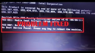 How to Fix PXE Error Exiting PXE ROM  No Bootable Device I Laptop Desktop BigBroTech [upl. by Ahsya]