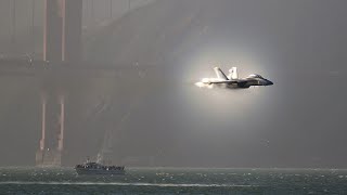 Thrilling Blue Angels High Speed pass at San Francisco Fleet Week2024 [upl. by Stila]