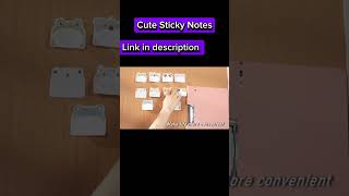 Cute Sticky Notes viral youtubeshorts stationary school office notes stickynote [upl. by Neimad193]