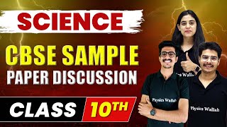 SCIENCE  CBSE SAMPLE PAPER DISCUSSION  CLASS X BOARDS 2023 [upl. by Asirap]