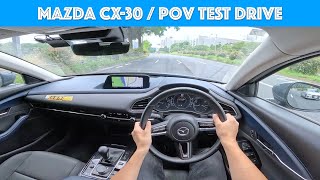 2023 Mazda CX30 MHEV  Test Drive  POV with Binaural Audio [upl. by Nevada]